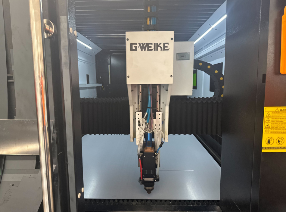 Laser cutting machine at RMS Manufacturing