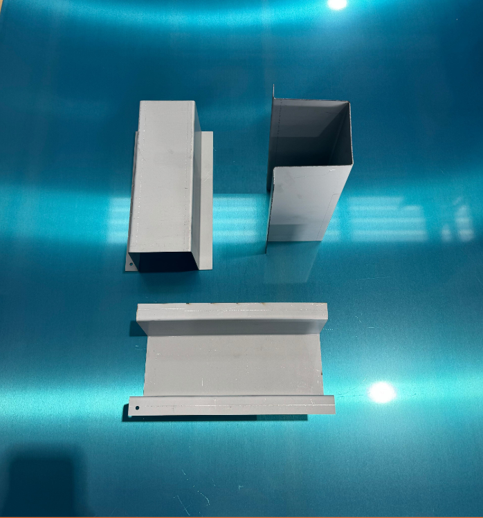 Galvanised top-hat mounting brackets manufactured by RMS Manufacturing